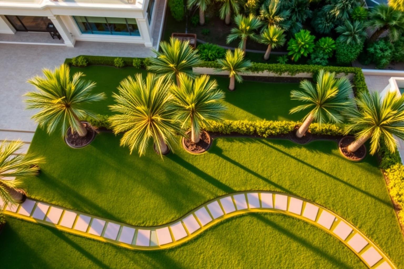 Professional landscaping project